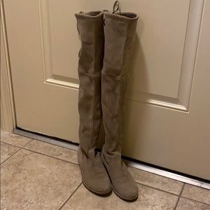 Stuart Weitzman Suede Over-the -Knee Boot